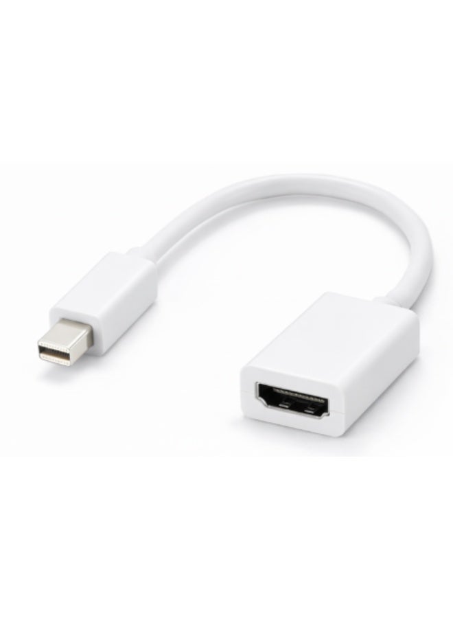 Rafomac Mini DisplayPort to HDMI Adapter, Mini DP Male to HDMI Female, 1080p Full HD, Audio Support, for Laptop, Monitor & Projector - Image 3